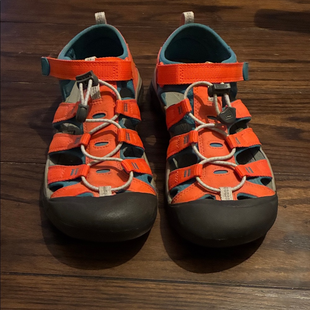 Keen Kids' Vibrant Orange and Blue Sandals